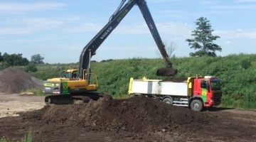 Rupskraan Long reach (30,00 ton) 